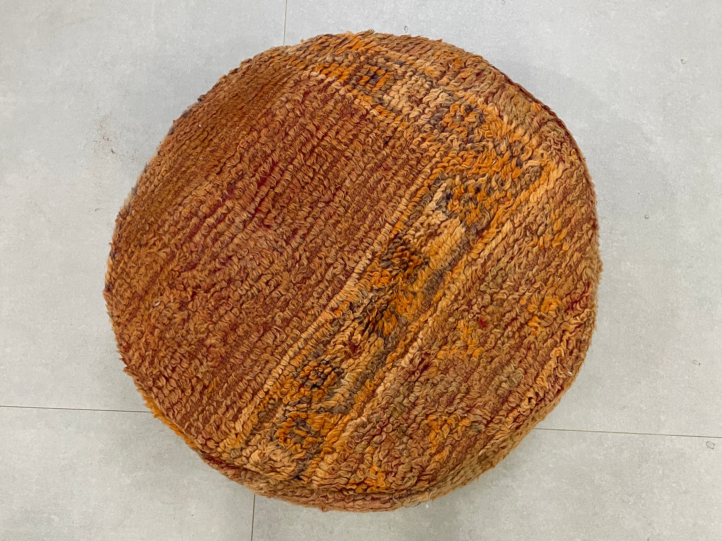 Round moroccan pouf cover - S15