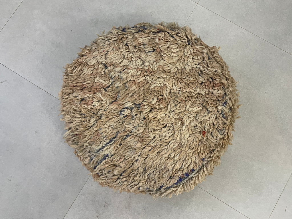Round moroccan pouf cover - R6