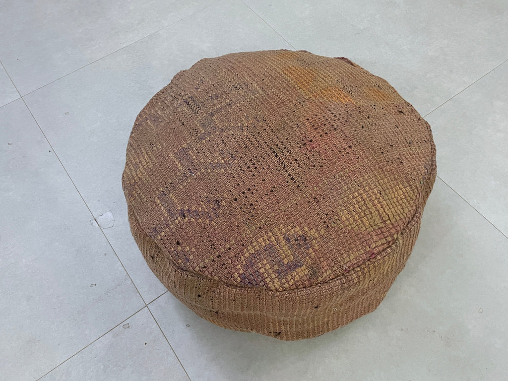 Round moroccan pouf cover - R64