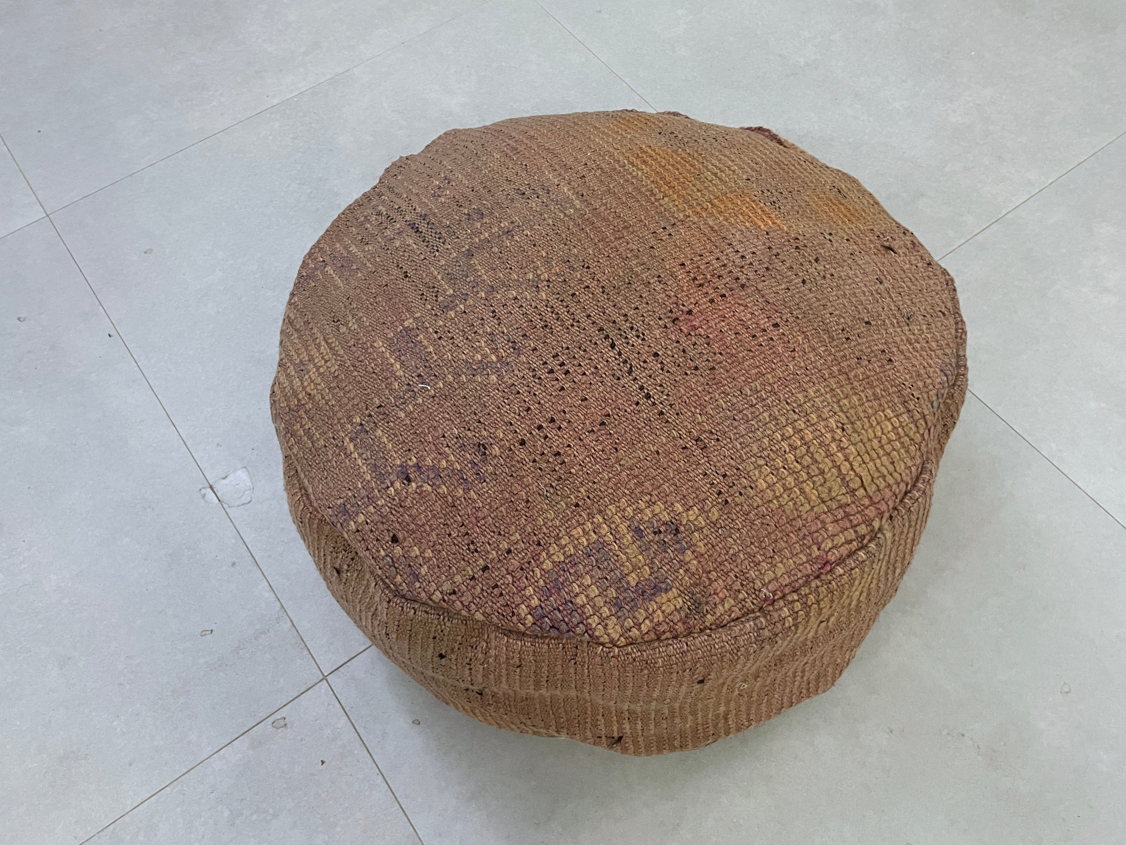 Round moroccan pouf cover - R64