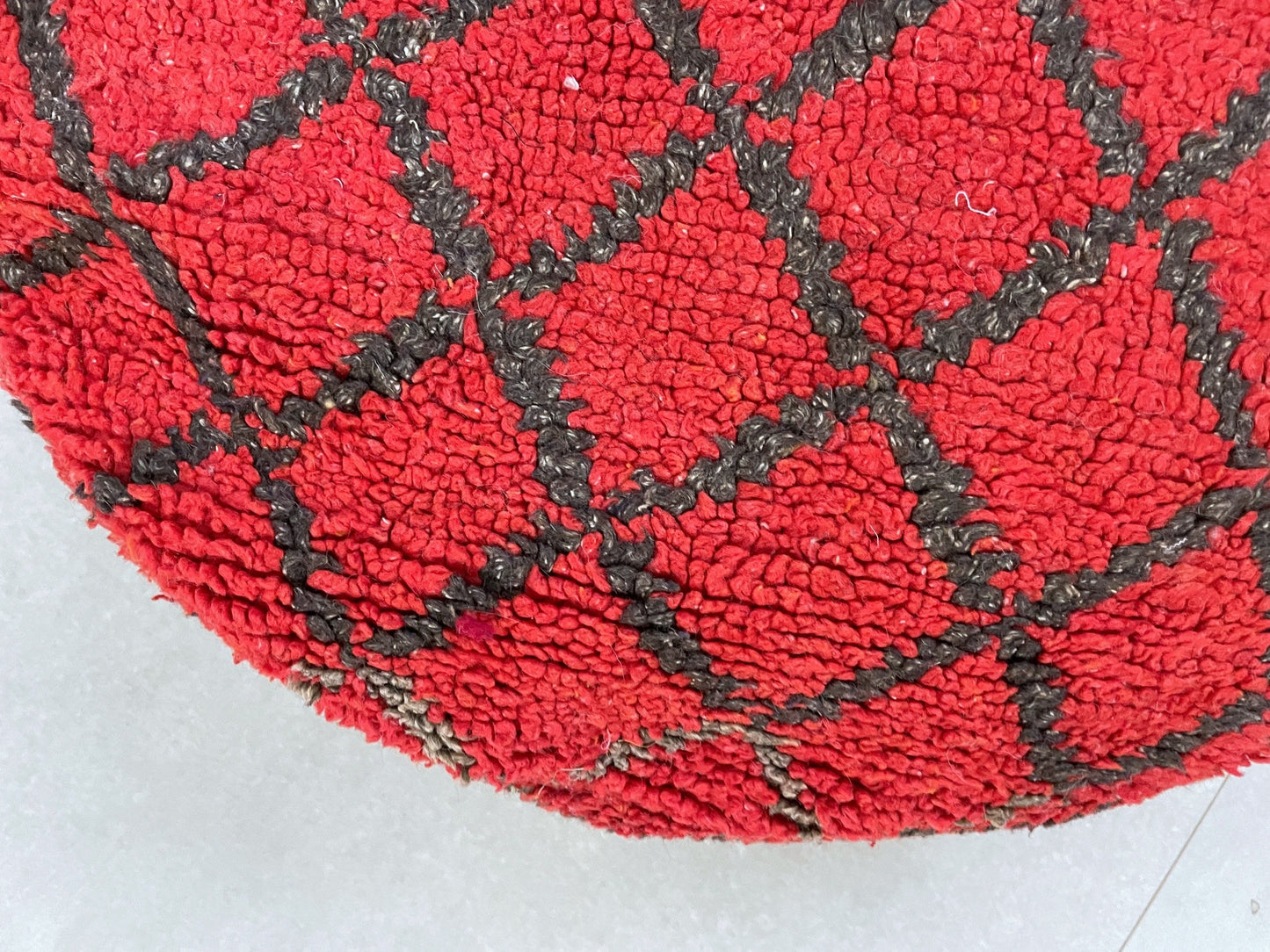 Round moroccan pouf cover - S66