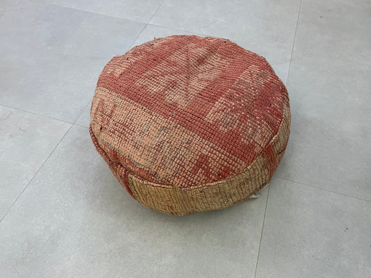 Round moroccan pouf cover - R48