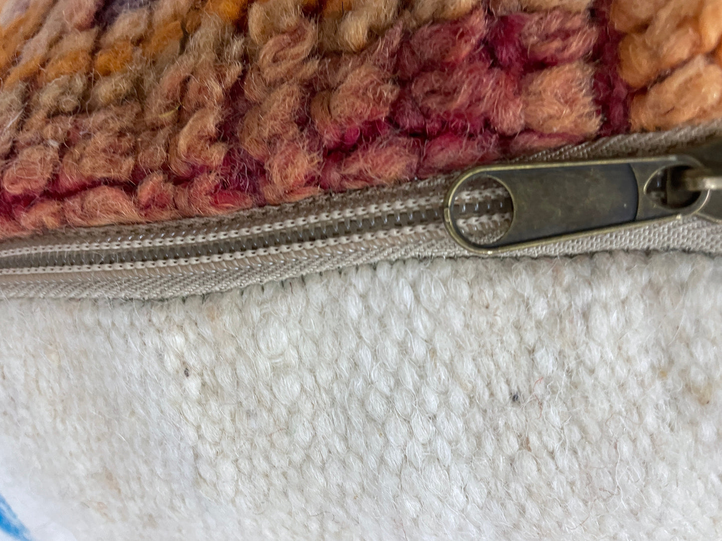 Round moroccan pouf cover - R9