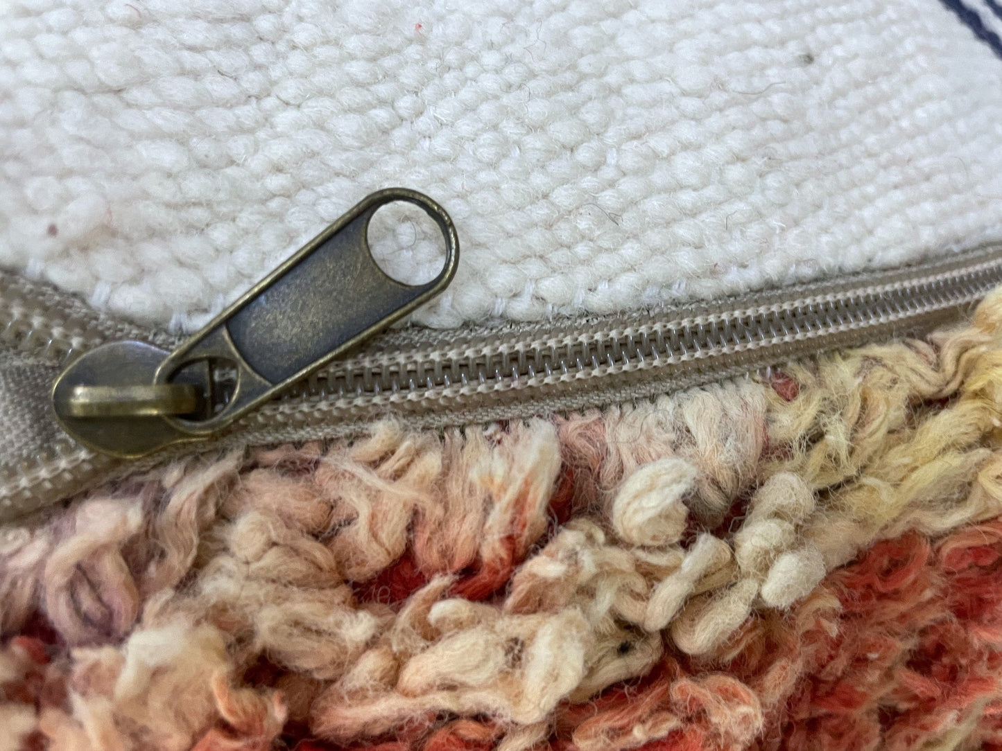 Round moroccan pouf cover - S34