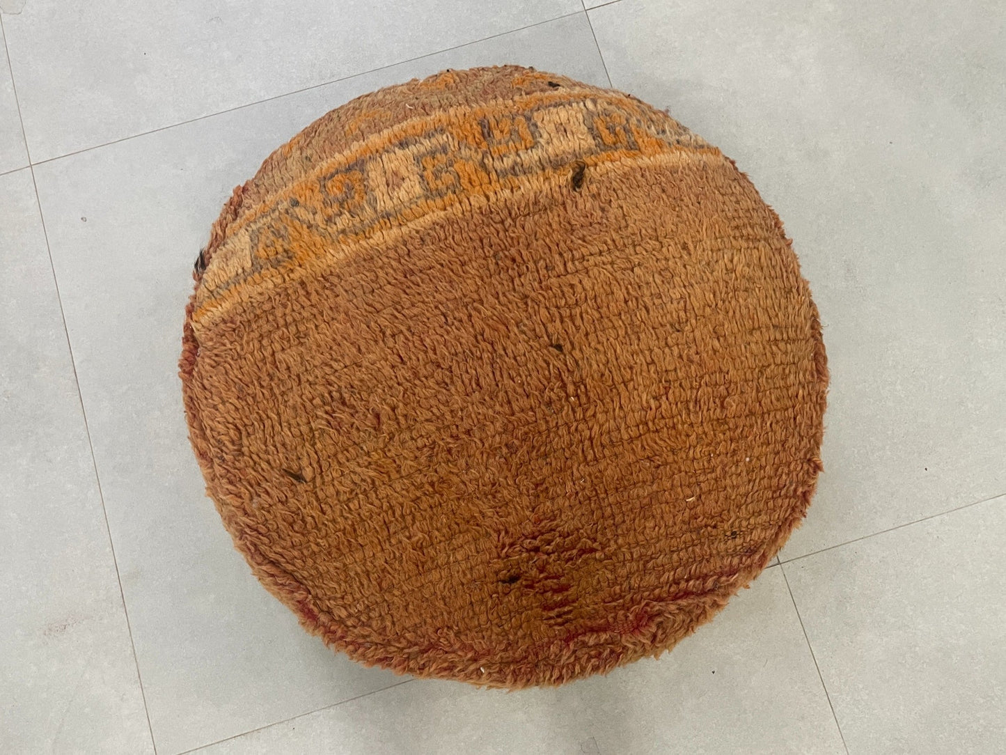 Round moroccan pouf cover - T15