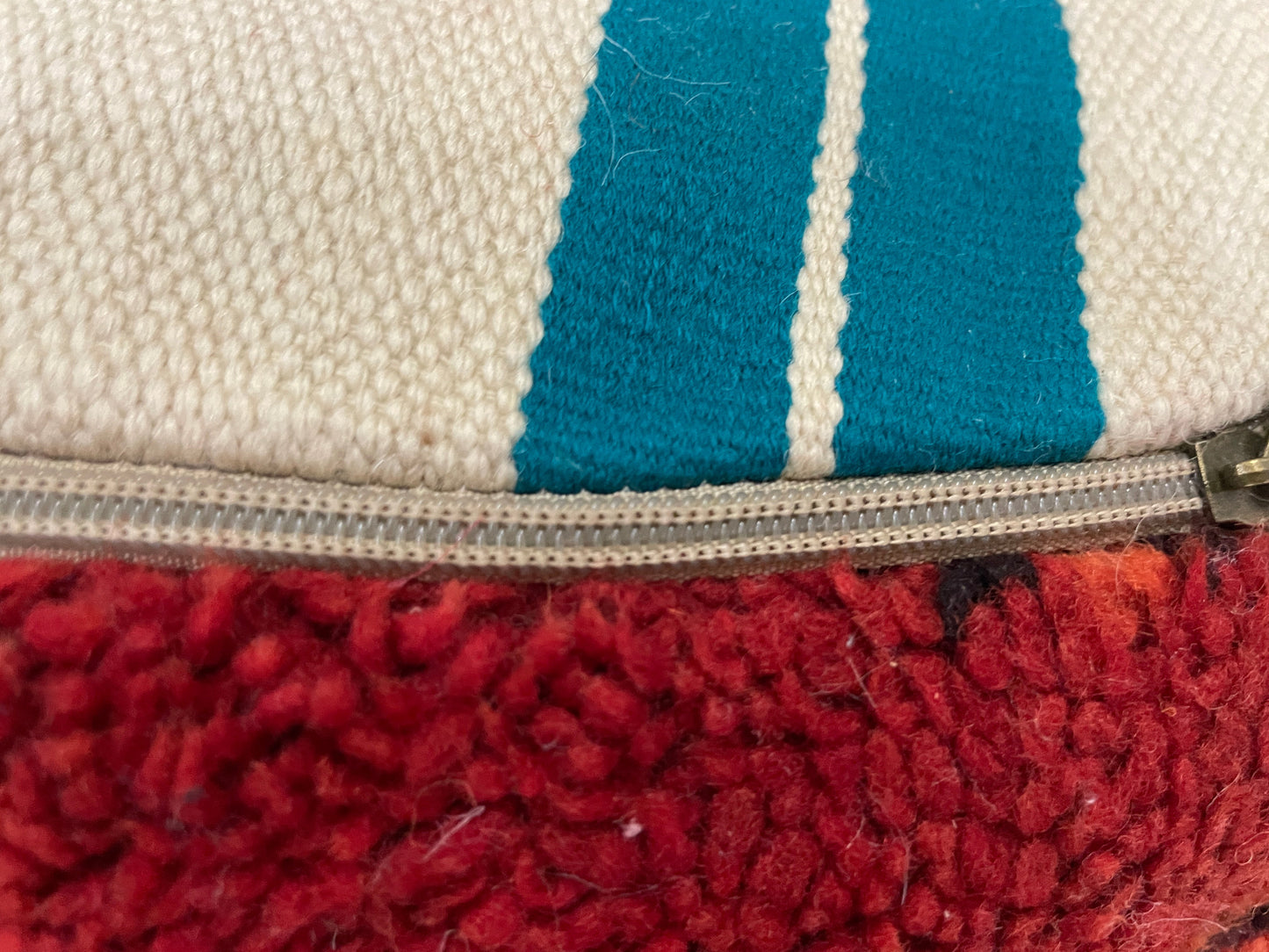 Round moroccan pouf cover - S26