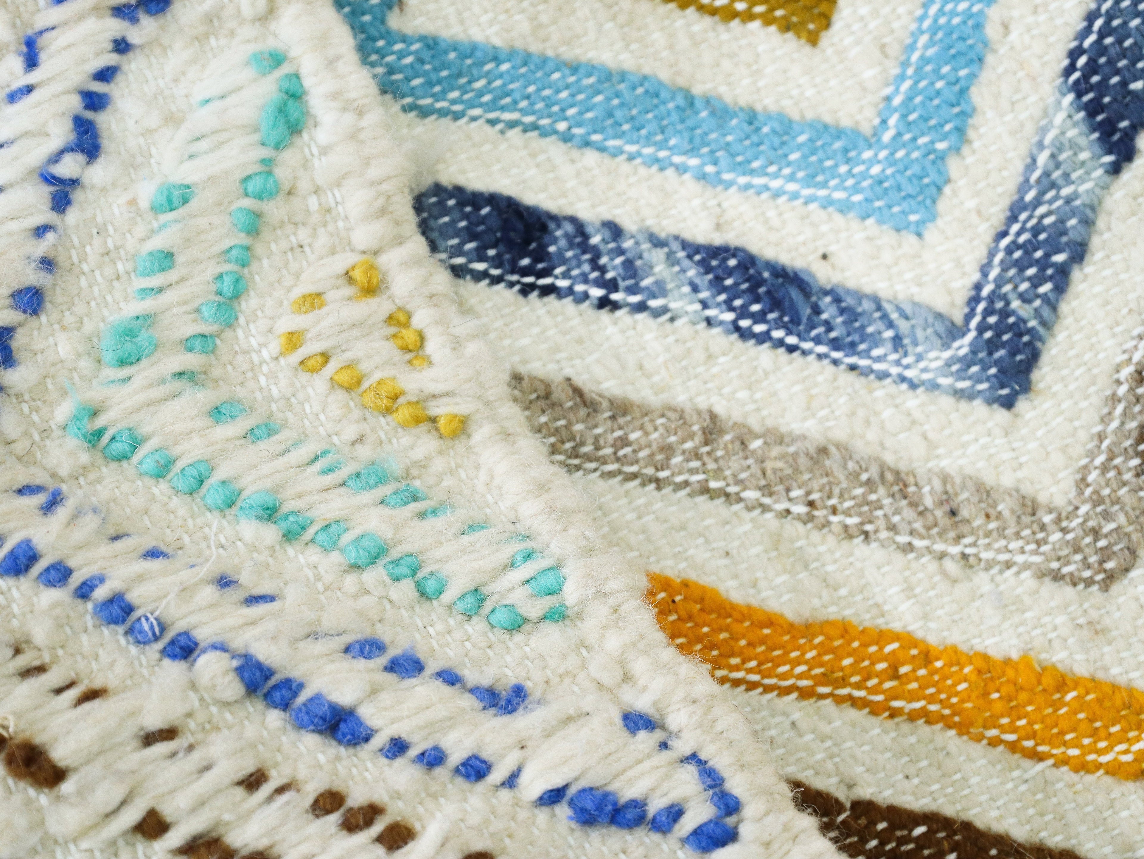 Handmade Moroccan Wool Rug 4x8 - J3