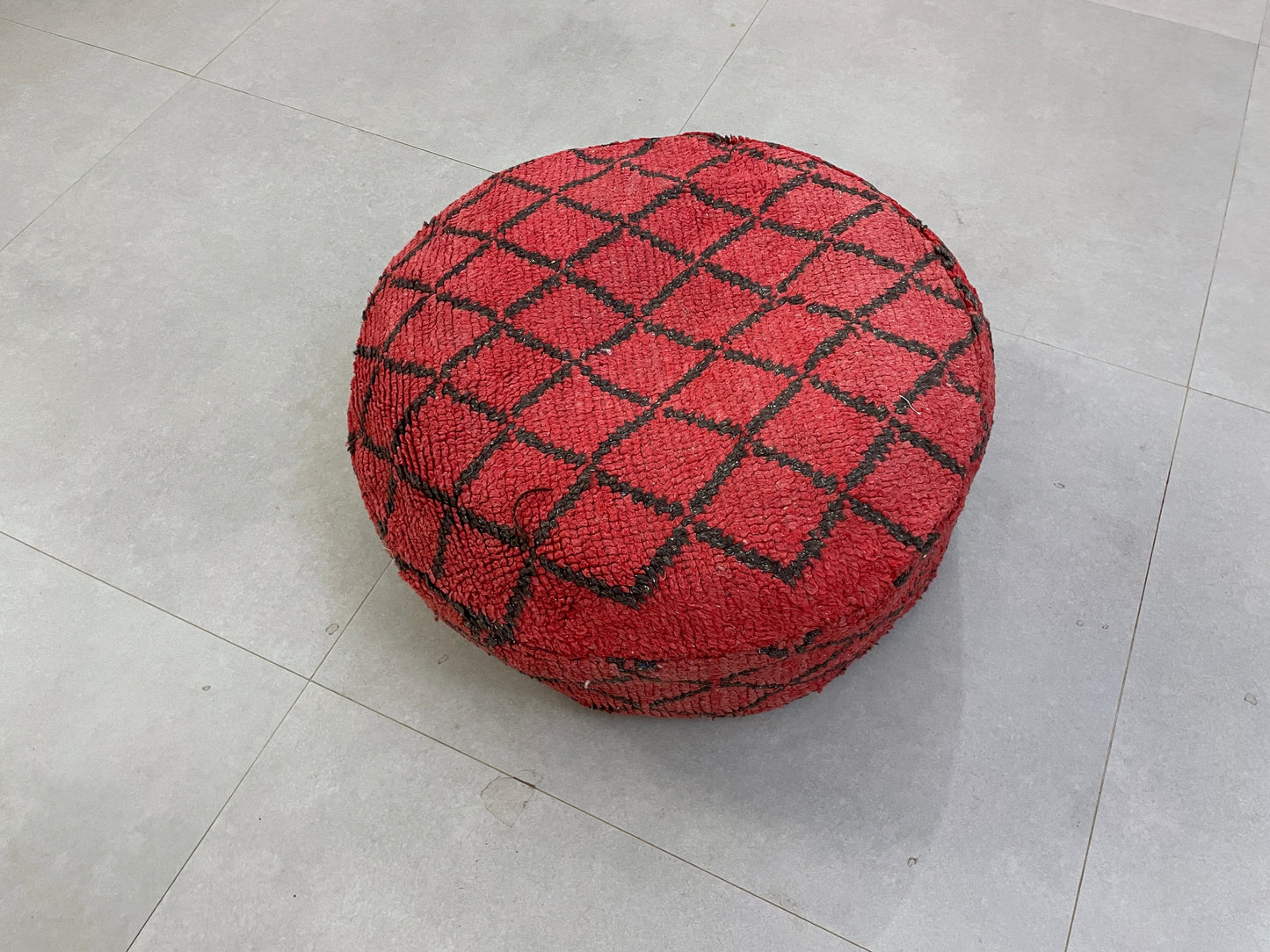 Round moroccan pouf cover - S53