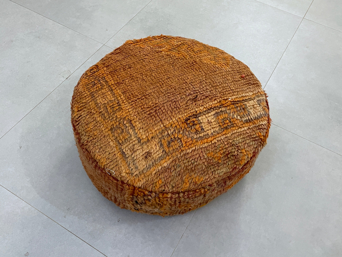 Round moroccan pouf cover - R52
