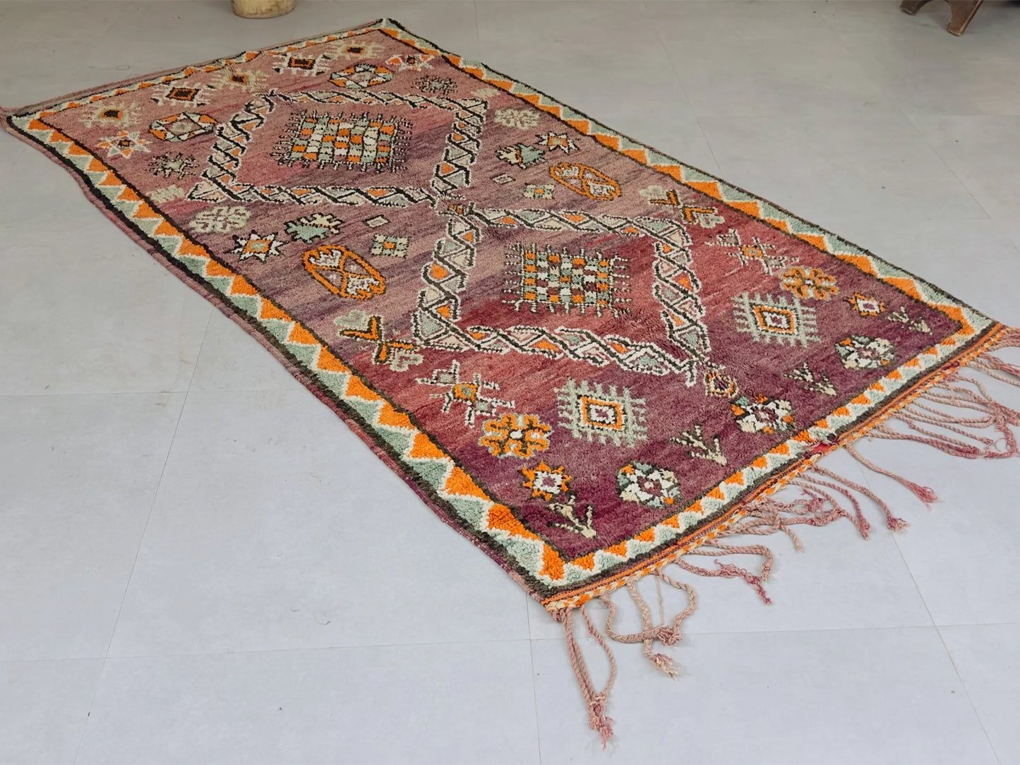 Vintage rug 5x9 - N7311