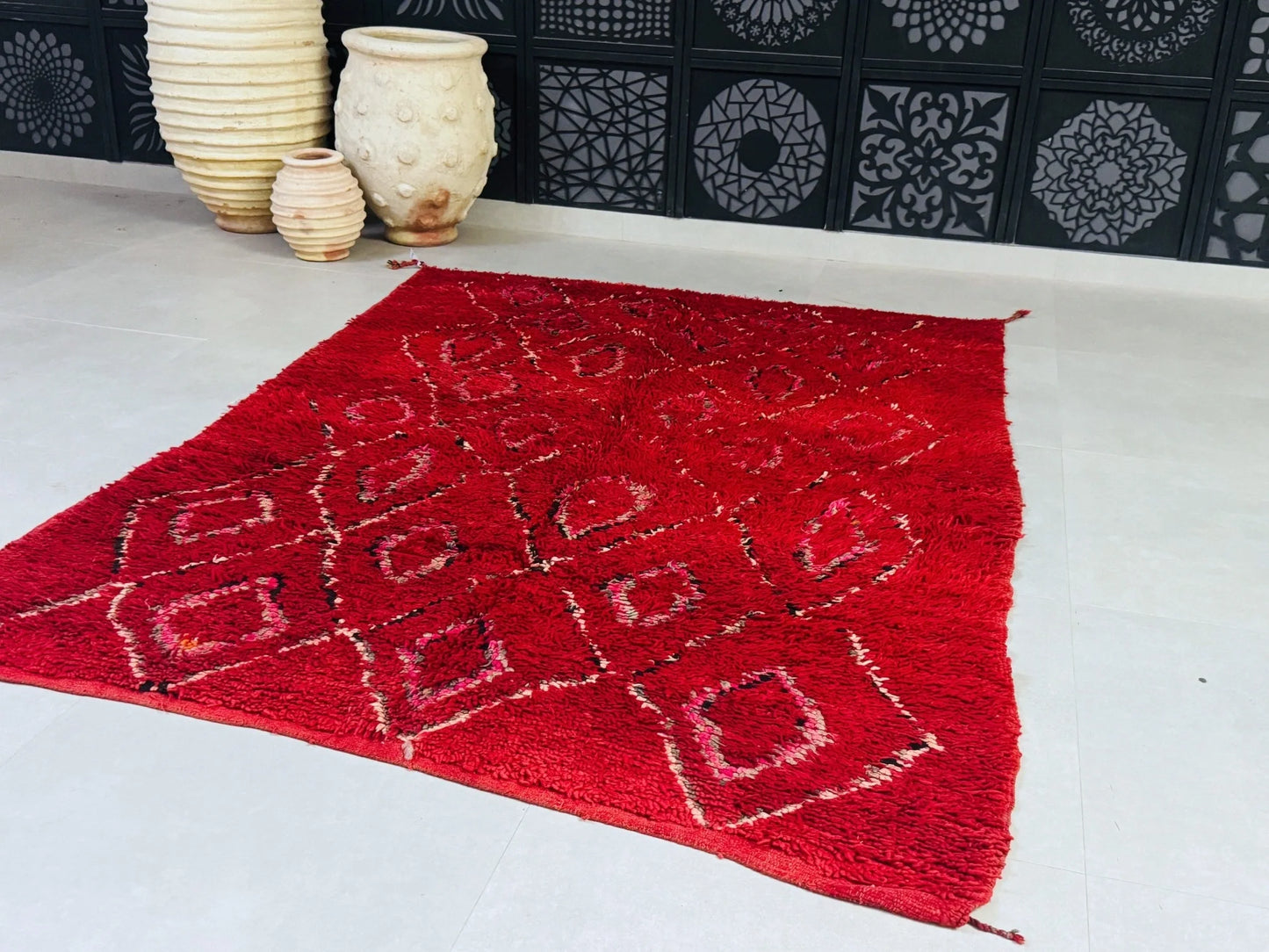 vintage Rug 6x8 ft - N7317