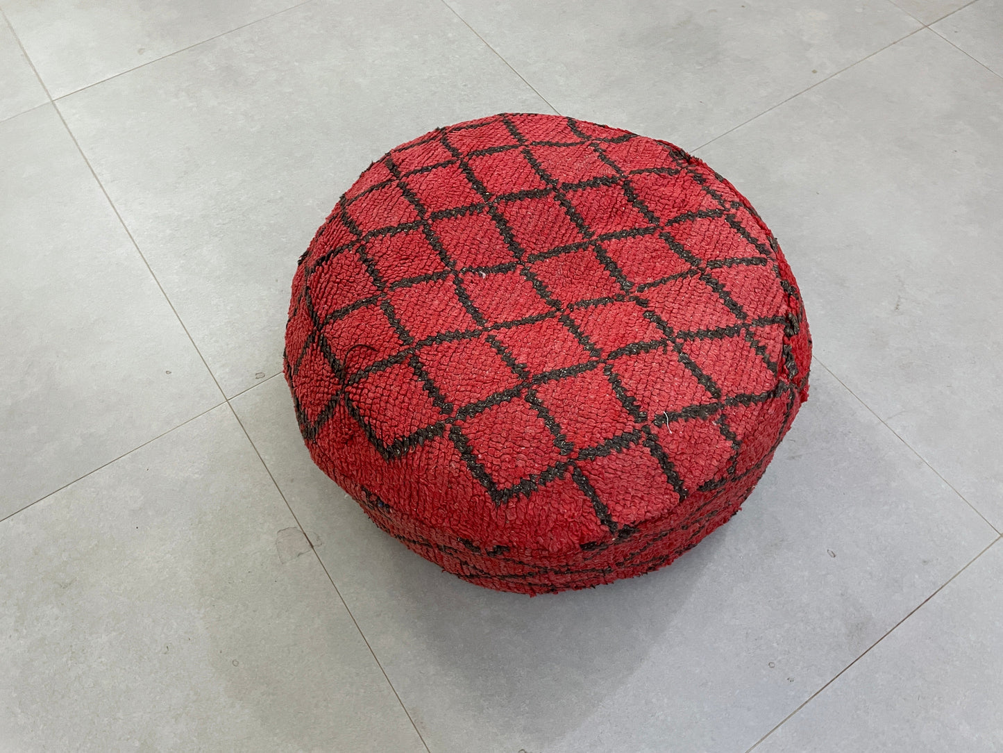 Round moroccan pouf cover - S53