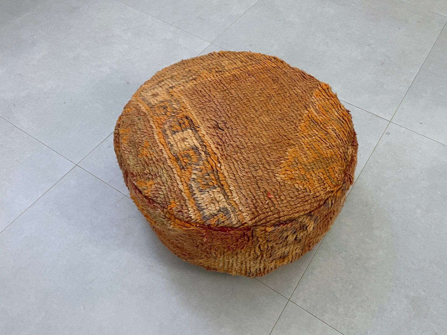 Round moroccan pouf cover - R52