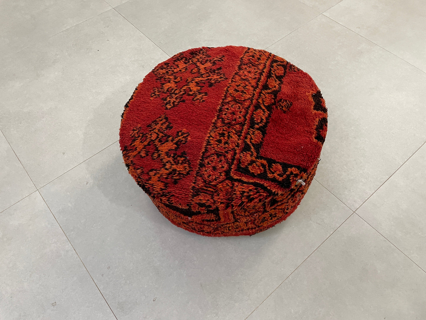 Round moroccan pouf cover - S26