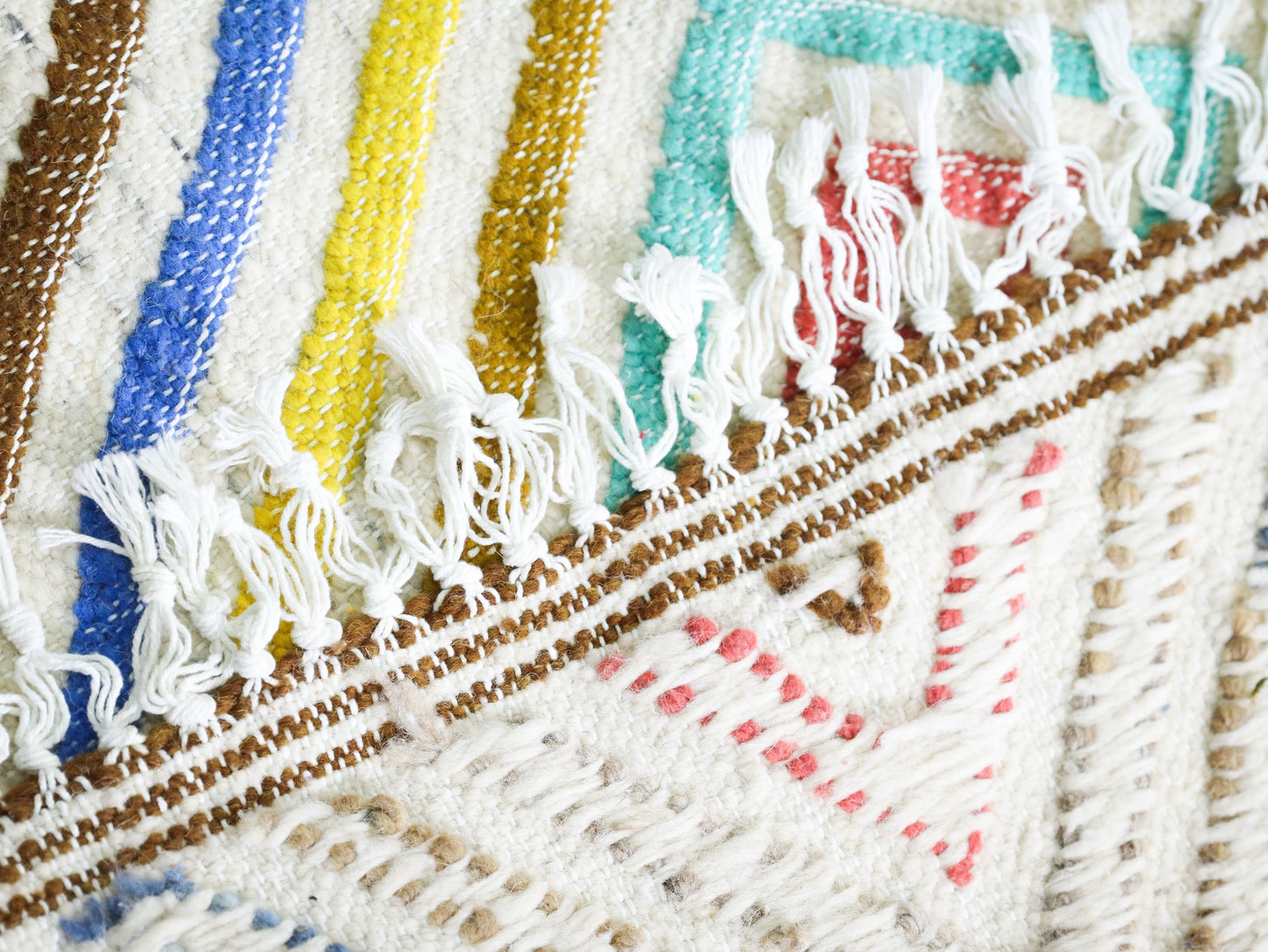 Handmade Moroccan Wool Rug 4x8 - J3