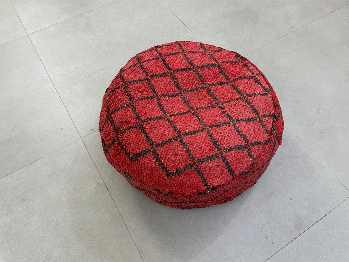 Round moroccan pouf cover - S53