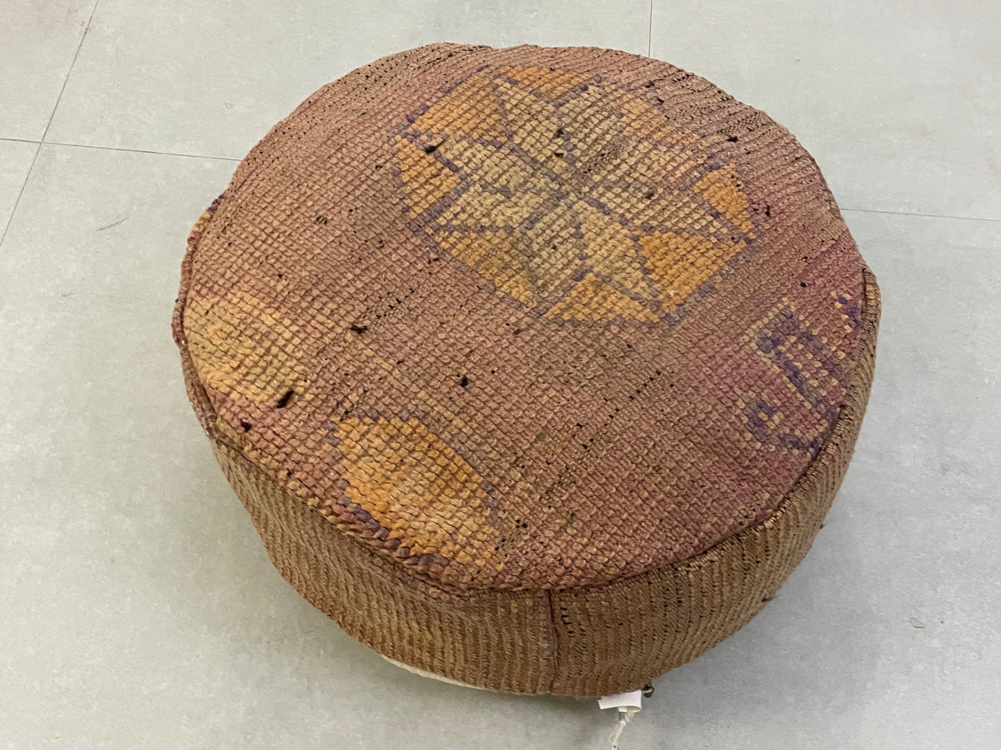 Round moroccan pouf cover - T45