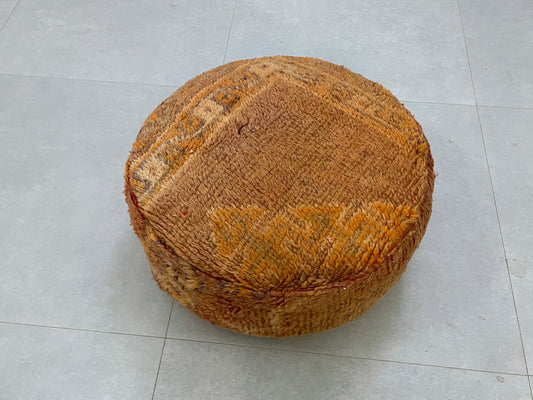 Round moroccan pouf cover - R52