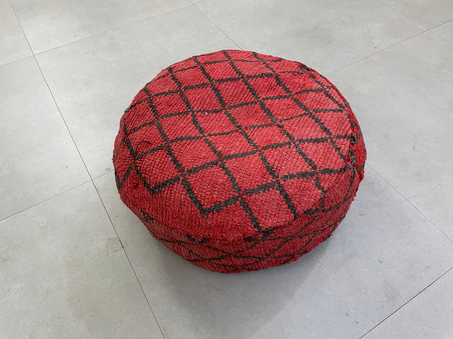 Round moroccan pouf cover - S53