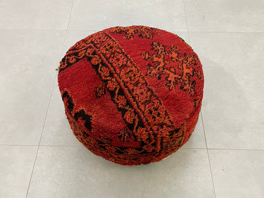 Round moroccan pouf cover - S26