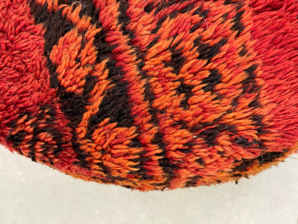 Round moroccan pouf cover - S26