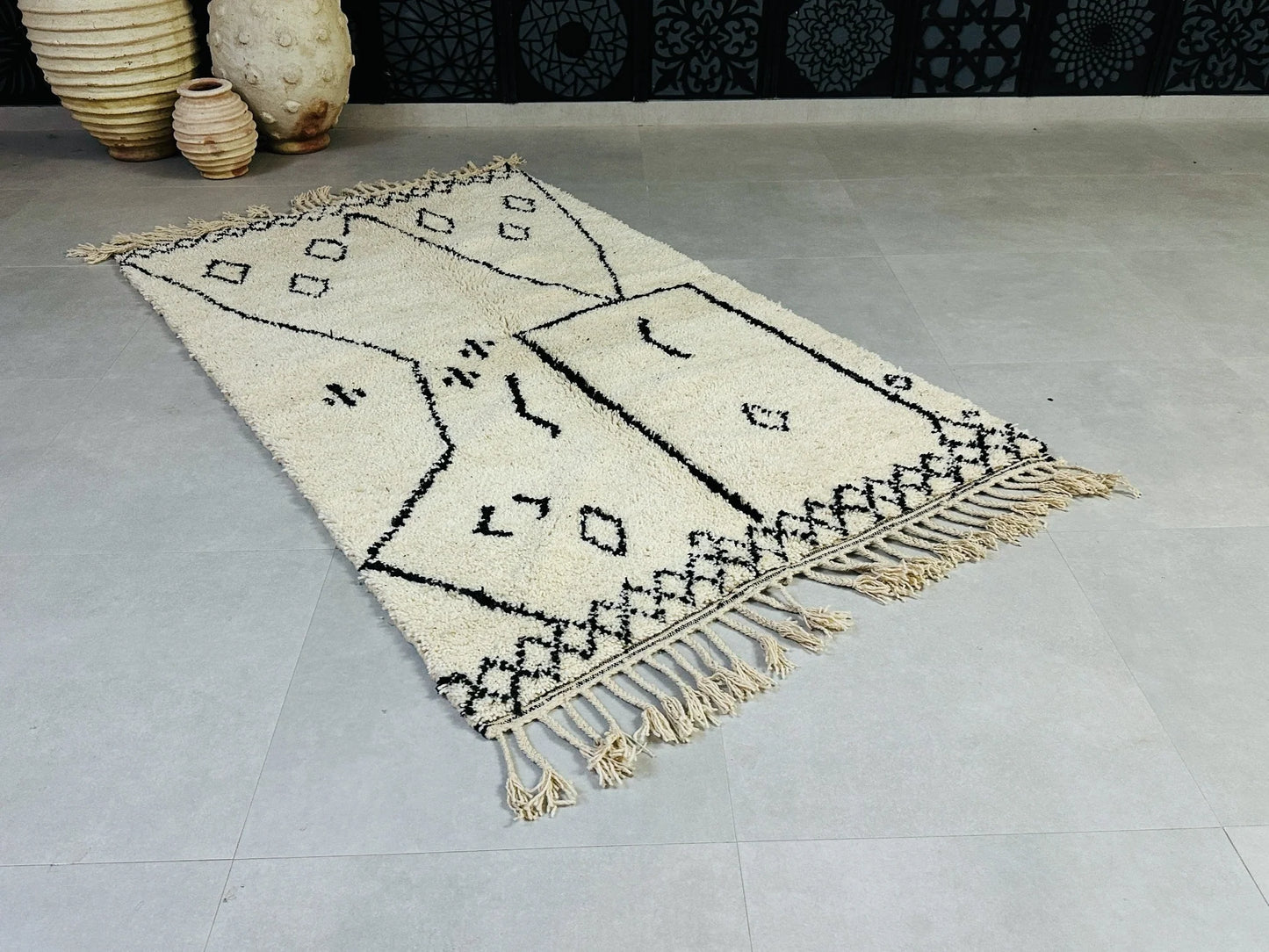Beni ourain rug 5x8 - L9