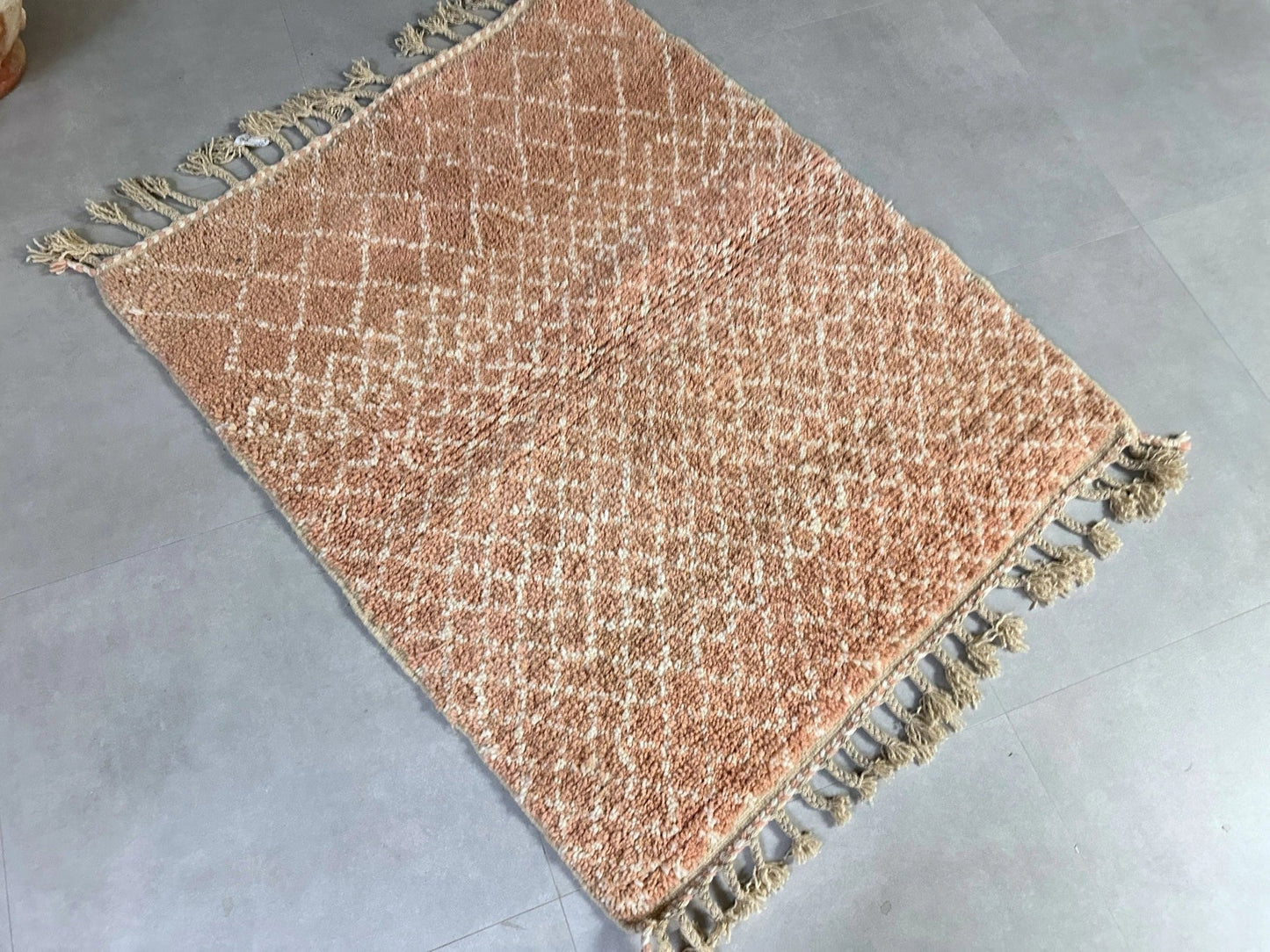 Moroccan Beni ourain rug 4x5 - L3