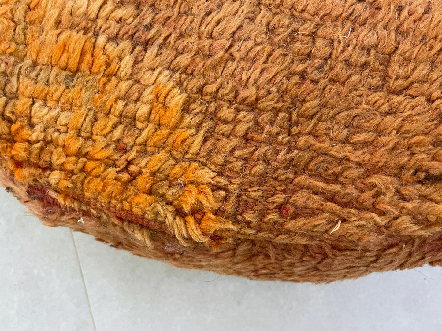 Round moroccan pouf cover - R52