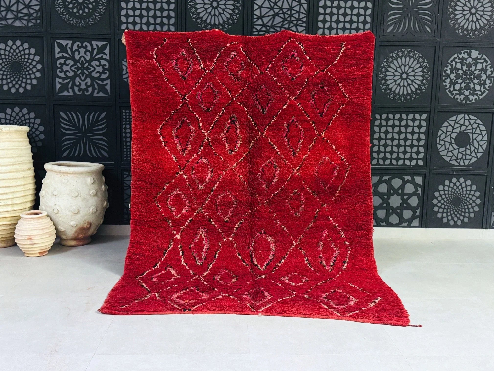 vintage Rug 6x8 ft - N7317