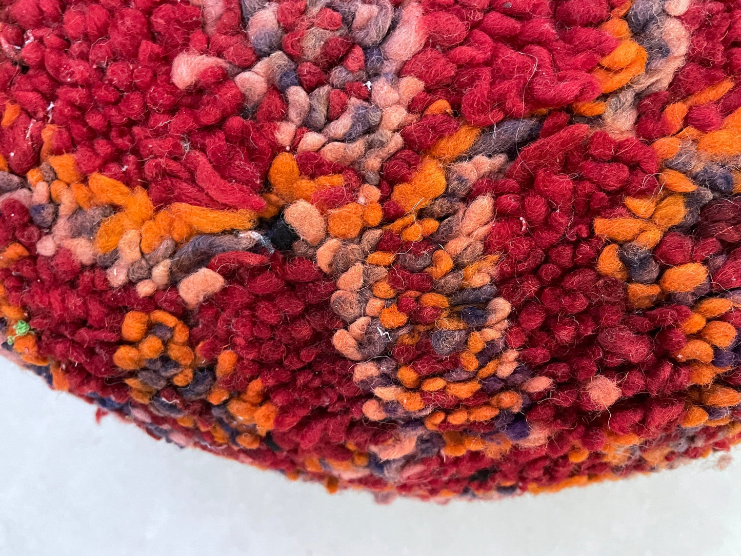 Round moroccan pouf cover - T22