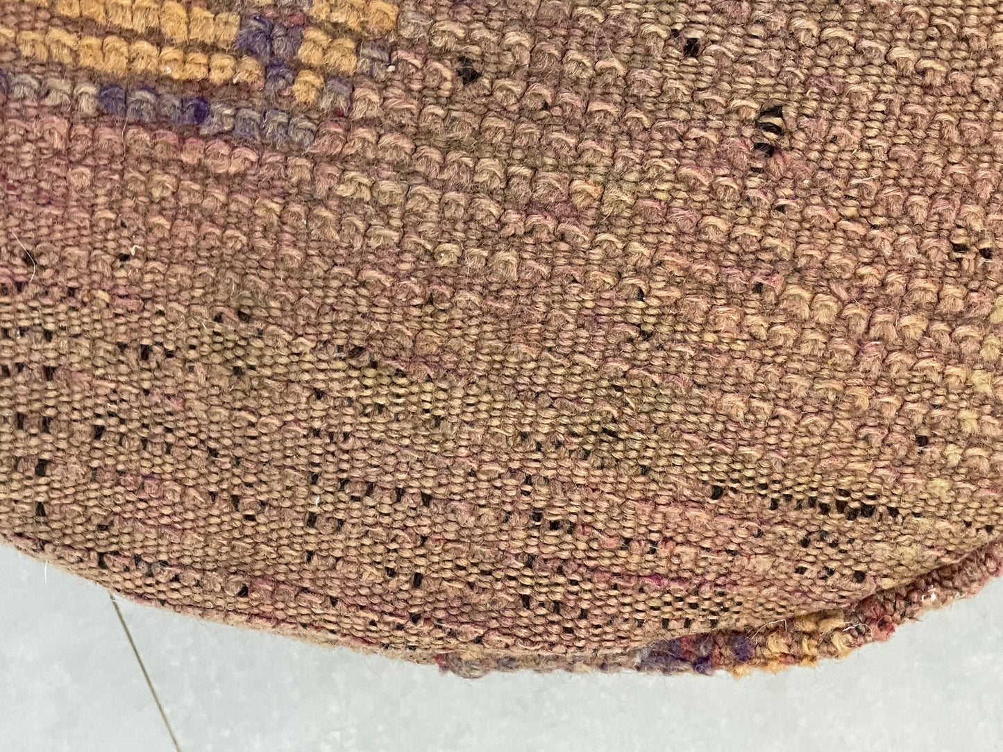 Round moroccan pouf cover - T45