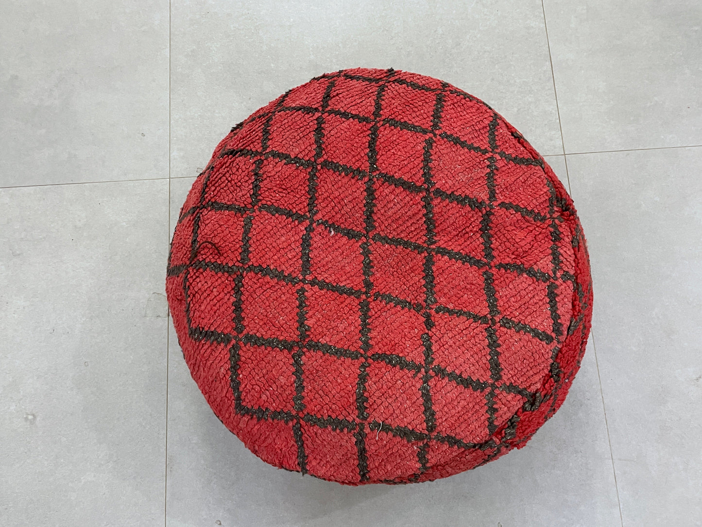 Round moroccan pouf cover - S53
