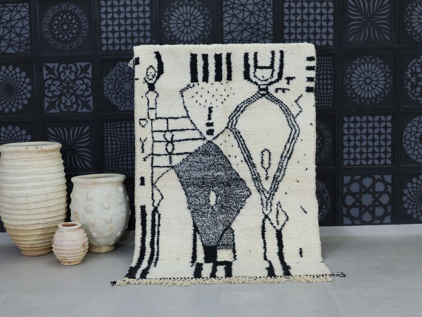 Beni ourain rug  5x7 - A69