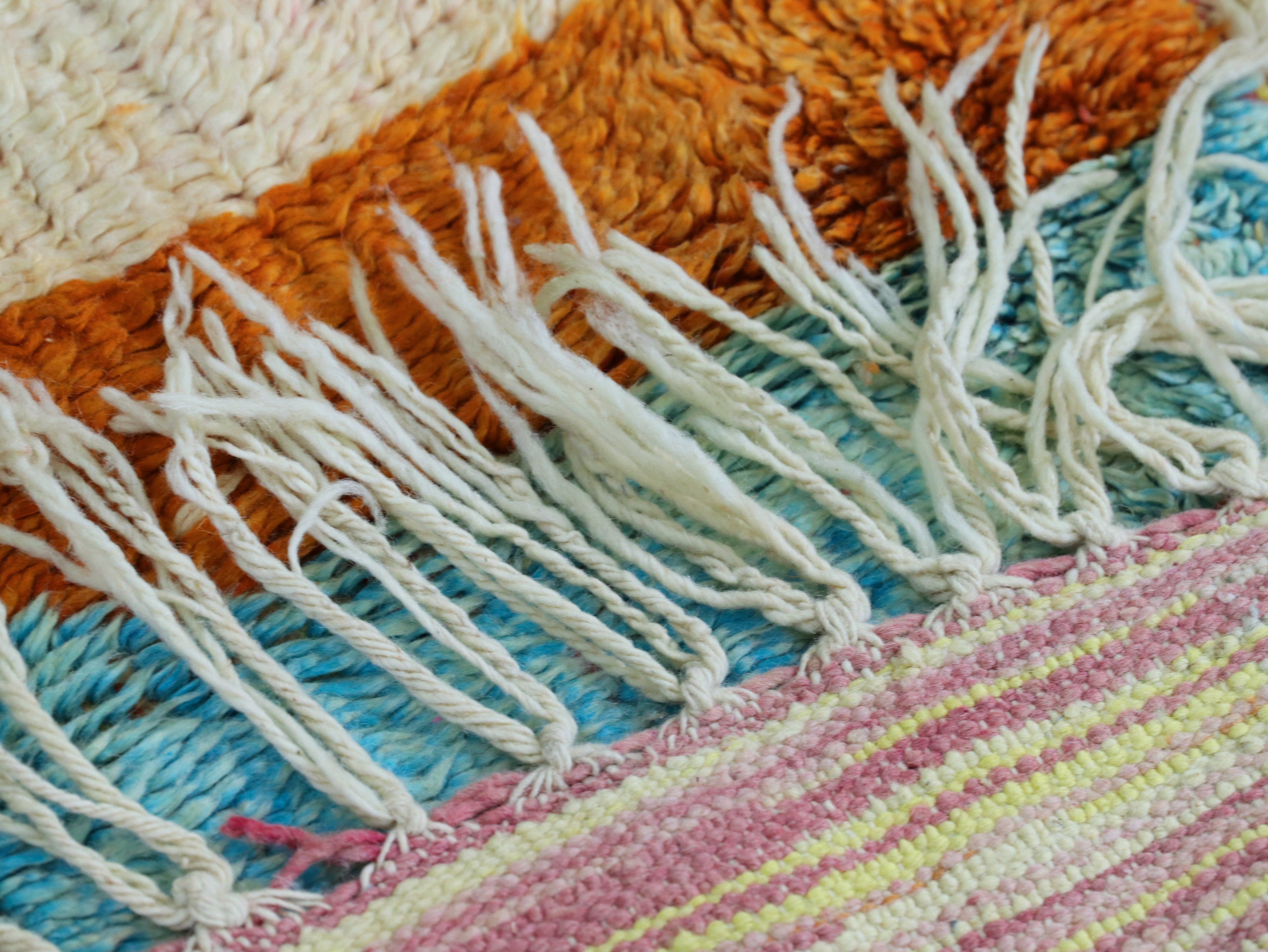 Bohemian Wool Rug 4x8 - A13
