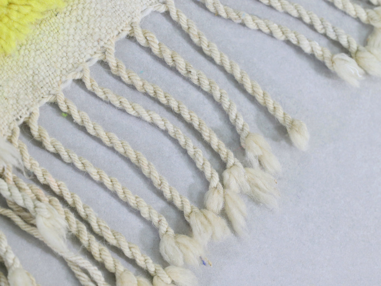 ivory white Moroccan Rug 5x8 - A57