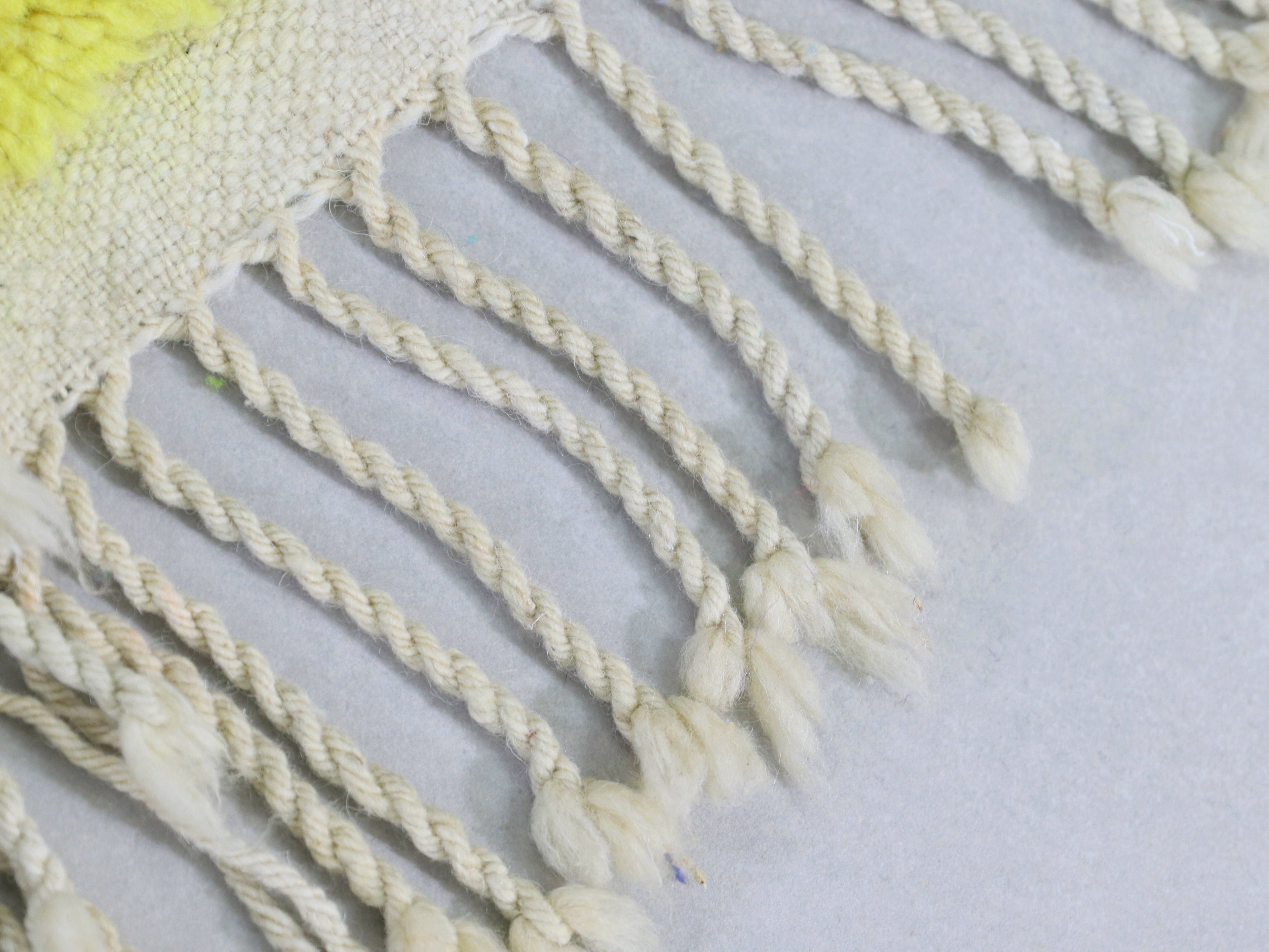 ivory white Moroccan Rug 5x8 - A57