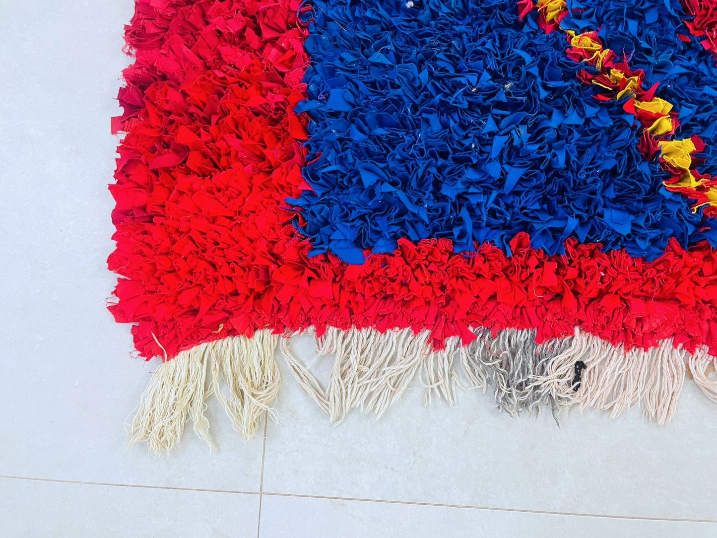 Moroccan Boucherouite Rug 3x7 - TB21