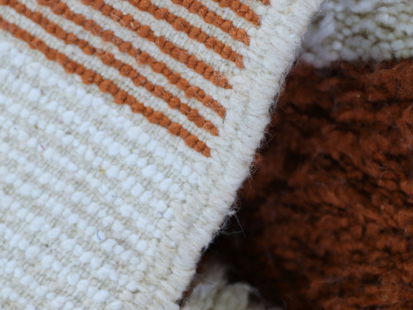 Checkered Moroccan Wool Rugl Rug 6x8 - A2