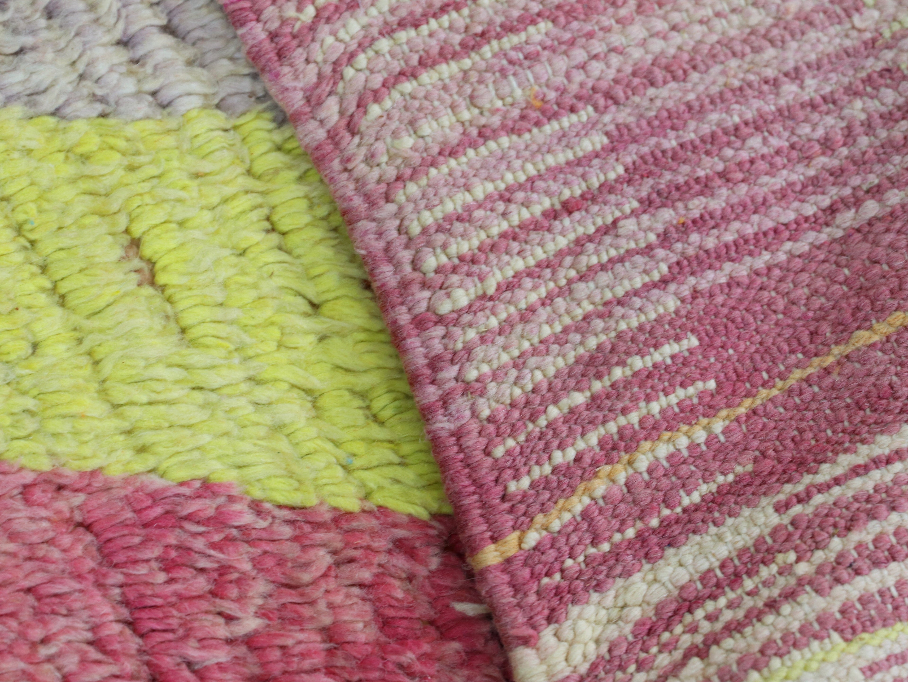 Bohemian Wool Rug 4x8 - A13