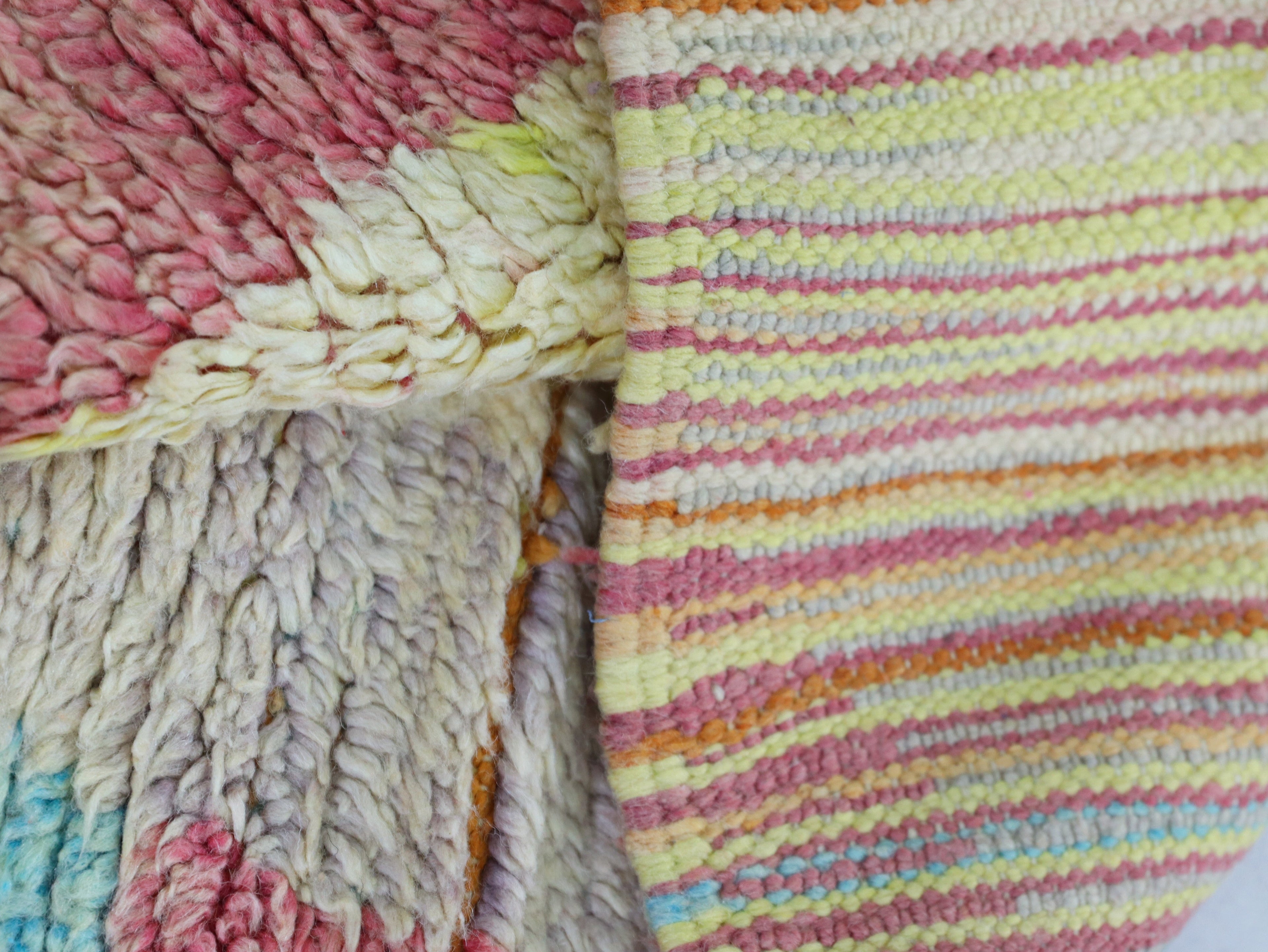 Bohemian Wool Rug 4x8 - A13