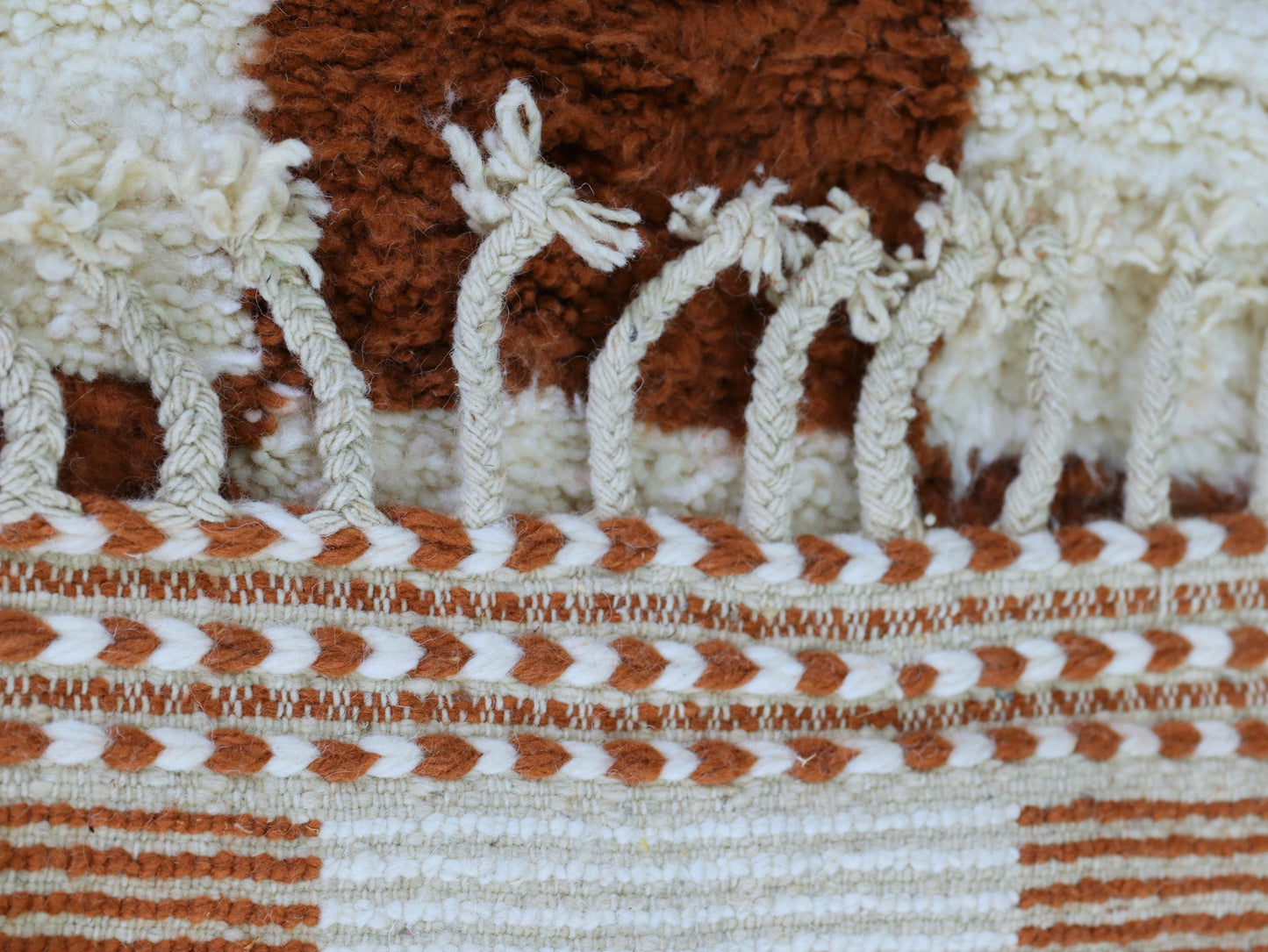 Checkered Moroccan Wool Rugl Rug 6x8 - A2