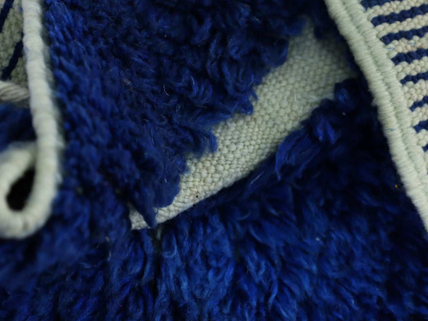 Blue Moroccan Wool Rug 7x10 - A9
