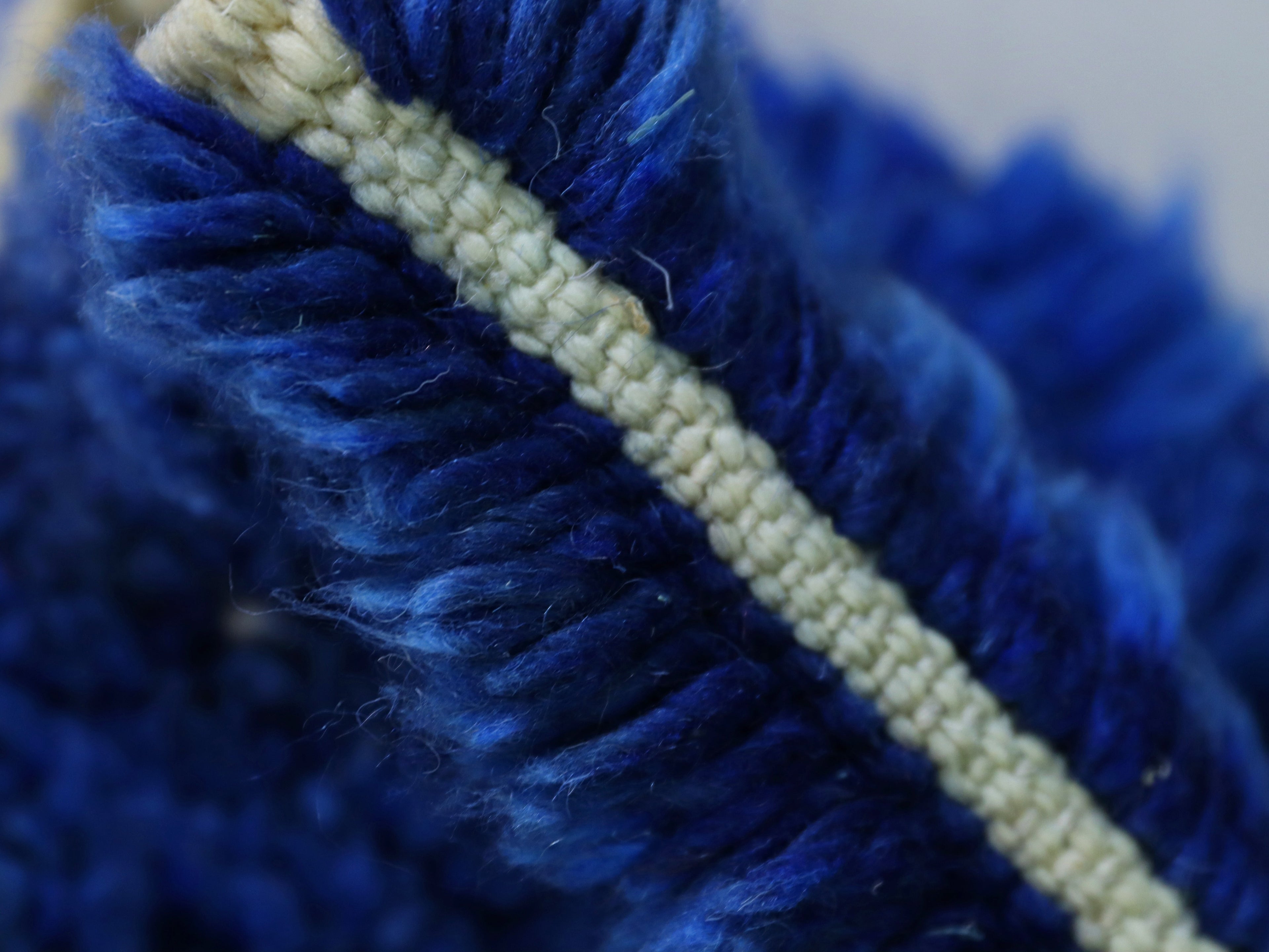 Blue Moroccan Wool Rug 7x10 - A9