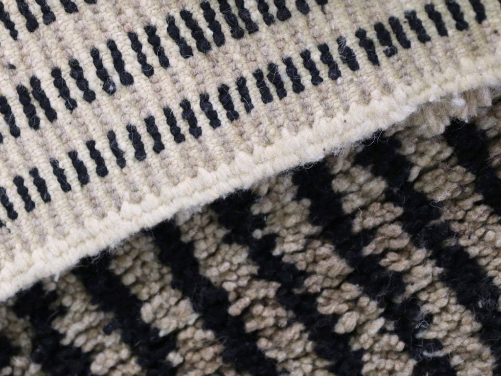 Striped Moroccan Runner Rug 3x8 - B27