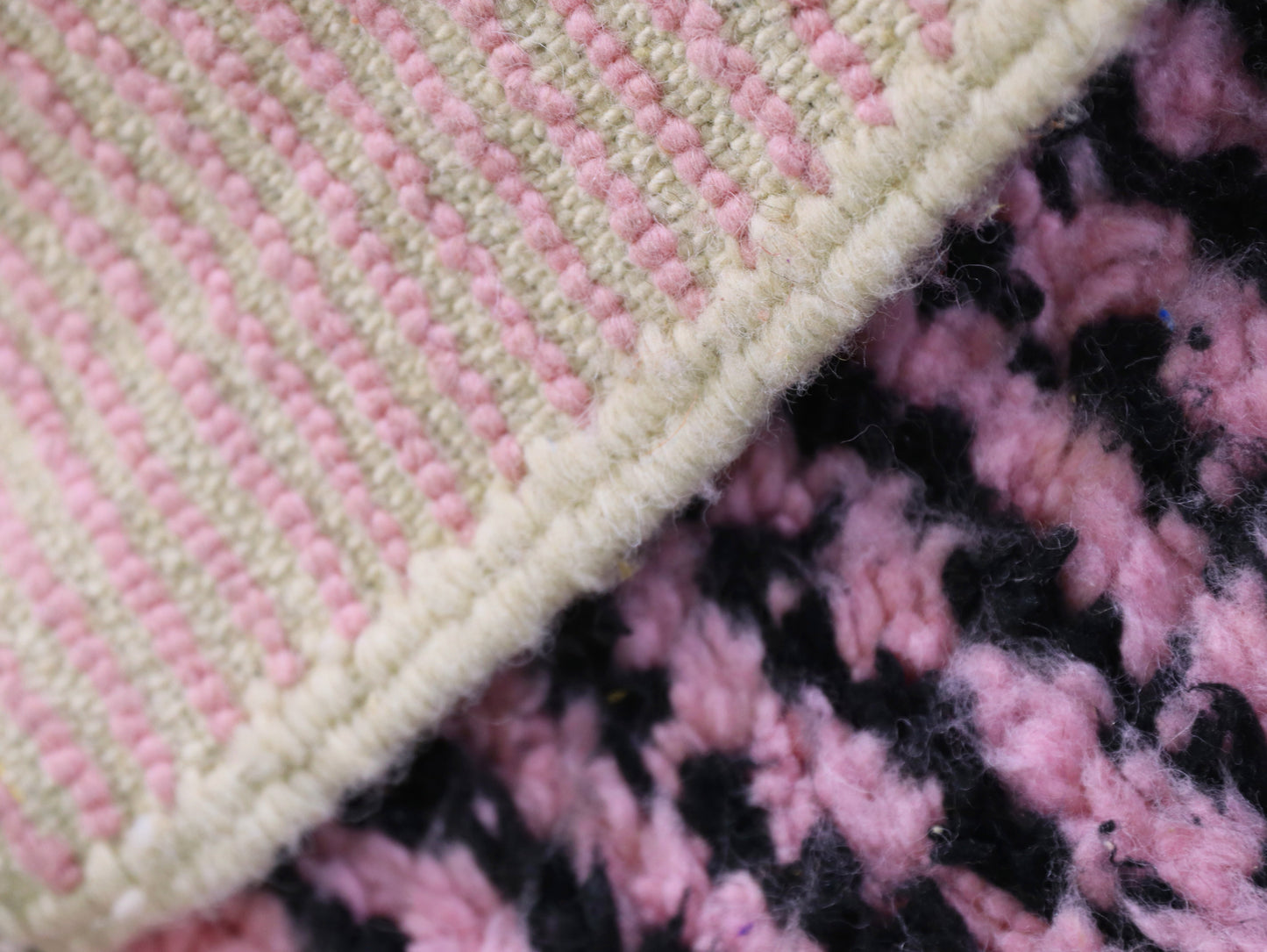 Pink Moroccan Runner Rug 2x7 - B21