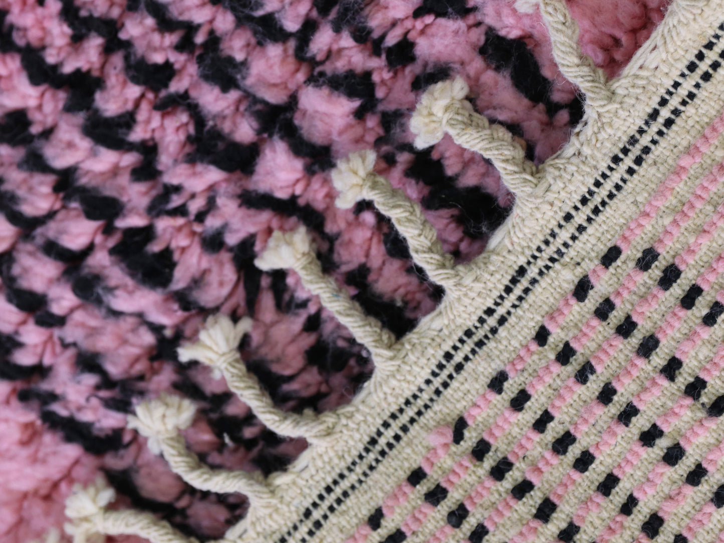 Pink Moroccan Runner Rug 2x7 - B21