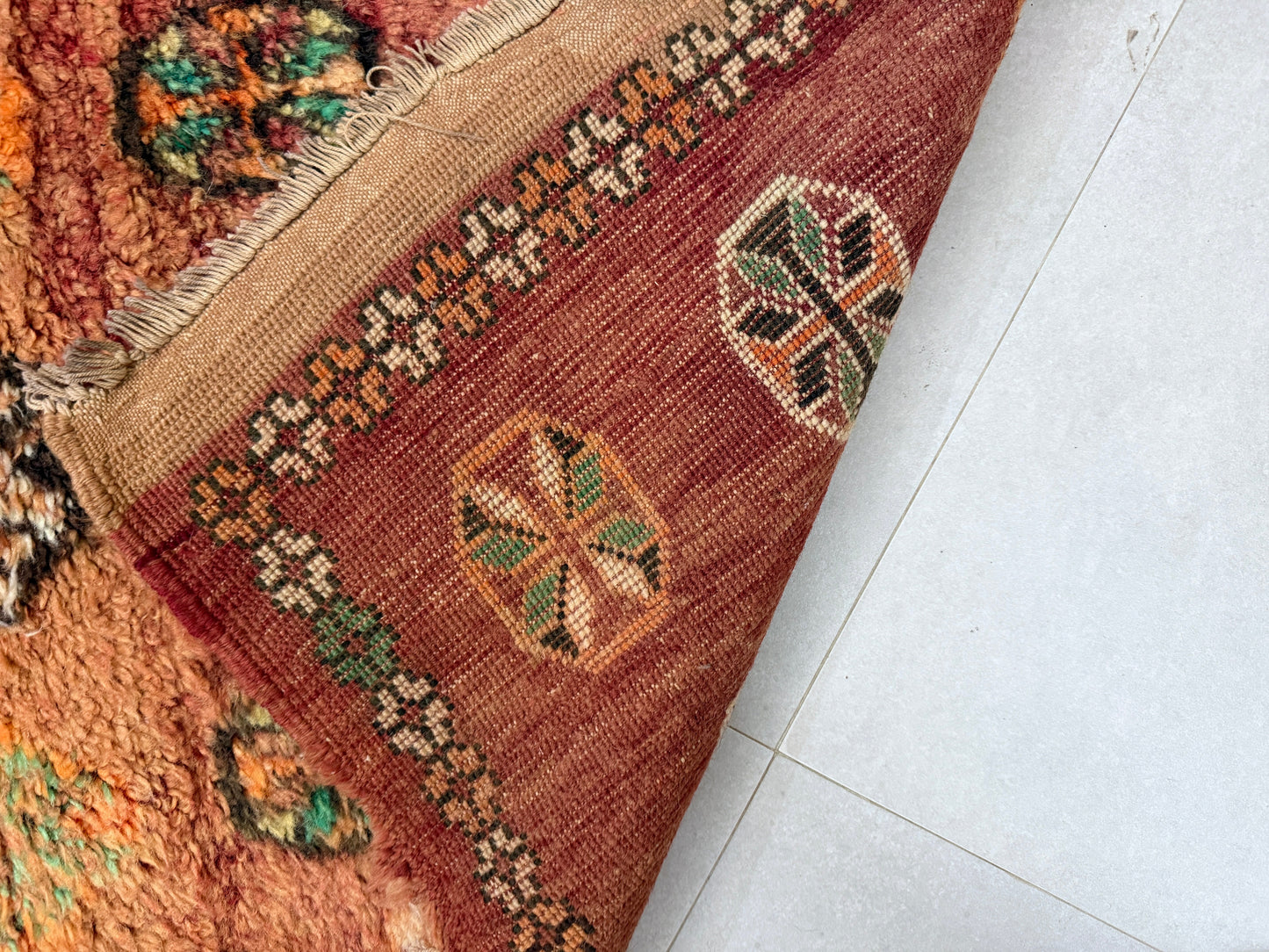 Vintage Moroccan Rug 6x12 - F80