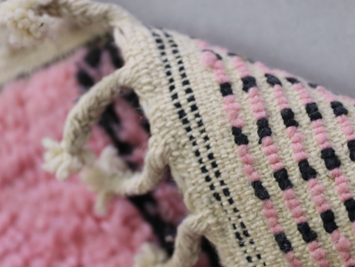 Pink Moroccan Runner Rug 2x7 - B21