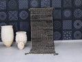 Striped Moroccan Runner Rug 3x8 - B27