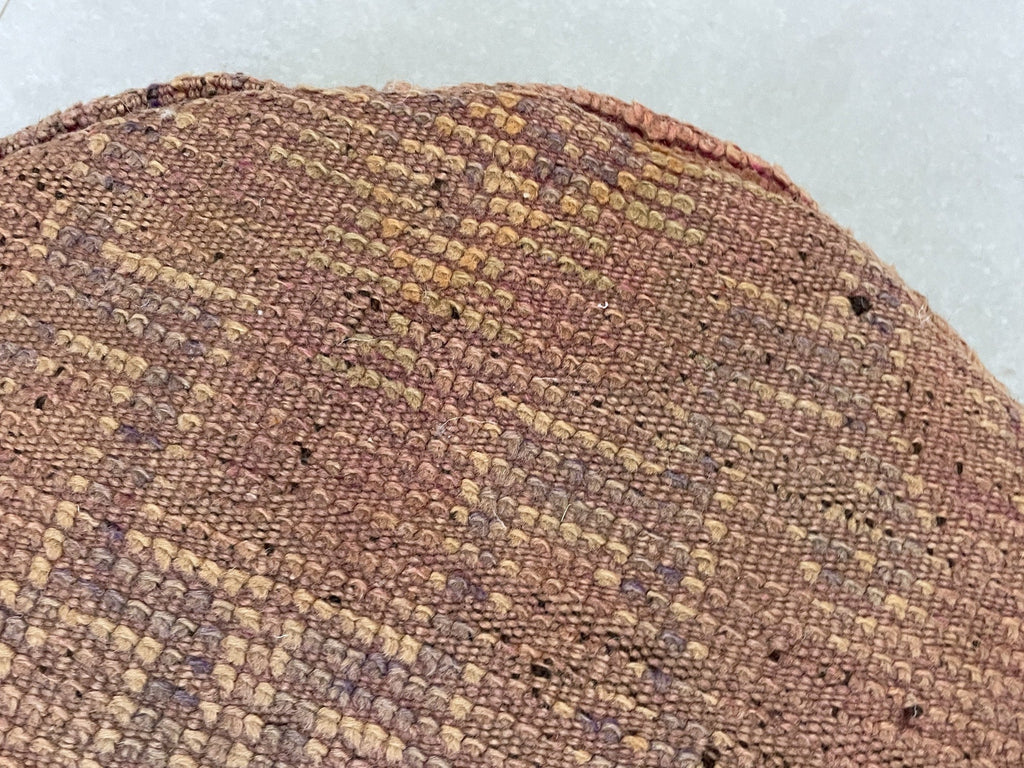 Round moroccan pouf cover - T3